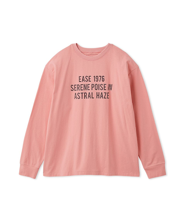 ３段ロゴグラフィックロングＴシャツシャツ