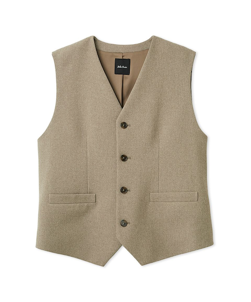 後ろバックル付きベスト