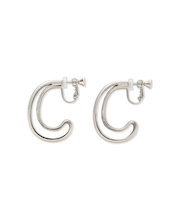 メタルドロップフープイヤリング