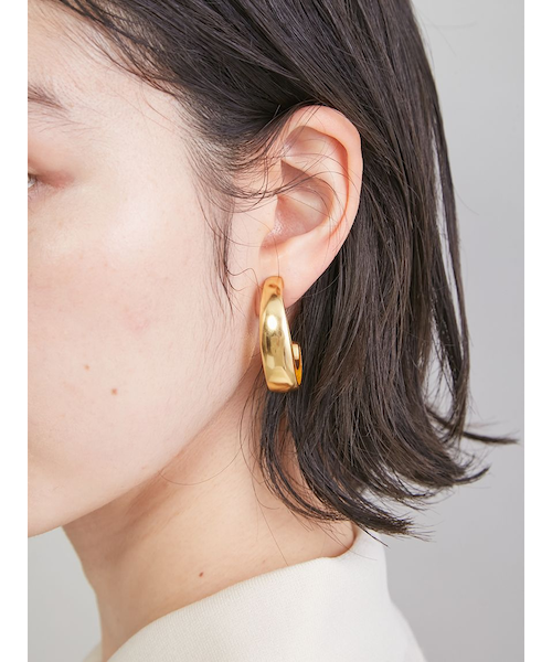 メタルドロップフープイヤリング｜ミラオーウェンの通販｜&mall