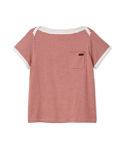 ボートネックコンパクトＴシャツ