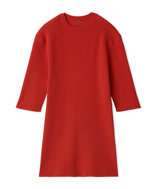 ＵＶケア半袖シアーリブニット