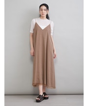 レースヘムキャミワンピース