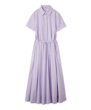 ストライプセパレートバルーンシャツワンピース