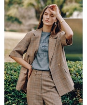 ＵＶカット金釦ハーフスリーブジャケット