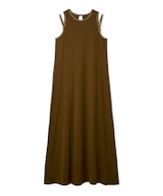 UVカットテレコアメスリワンピース