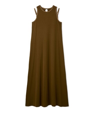 UVカットテレコアメスリワンピース