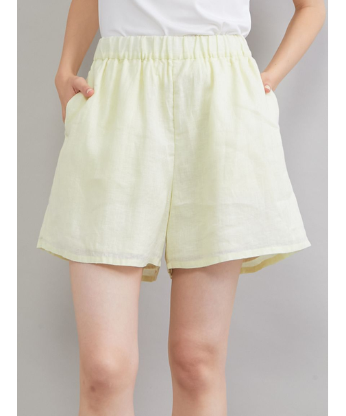 フレンチリネンショートパンツ