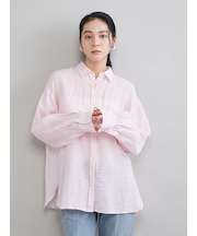 ポケット付きフレンチリネンシャツ