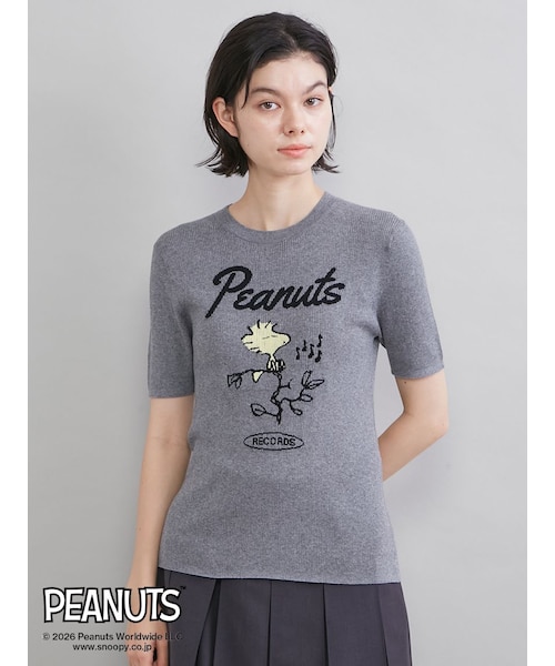 PEANUTS RECORDS】ウッドストックジャガードリブニット｜ミラ