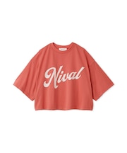 ショート丈ワイドグラフィックＴシャツ