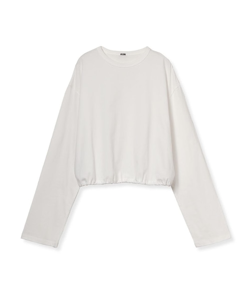 ショート丈ドロストロングＴシャツ