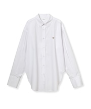 カーブヘム釦ダウンオーバーシャツ