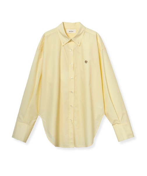 カーブヘム釦ダウンオーバーシャツ