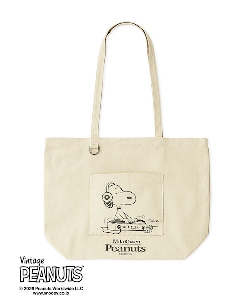 PEANUTS RECORDS】キャンバストートバッグ｜ミラオーウェンの通販