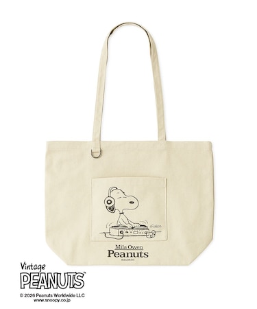 【PEANUTS RECORDS】キャンバストートバッグ