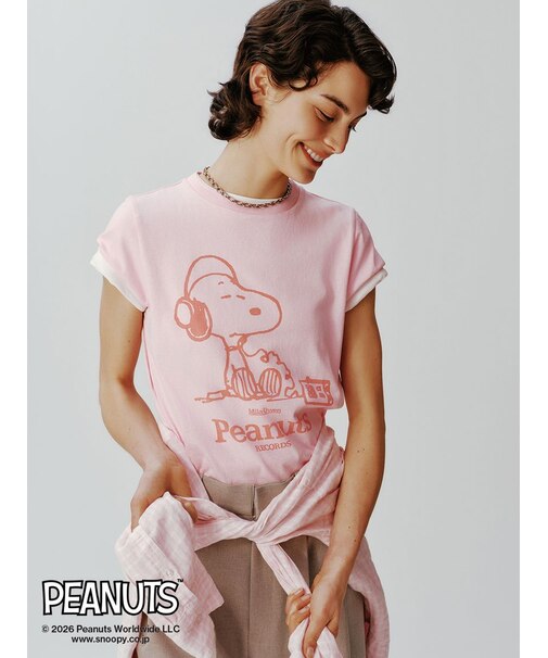 【PEANUTS RECORDS】スヌーピーＴシャツ