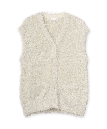 Vネックプルオーバーニットベスト