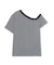 アシンメトリーネックＴシャツ