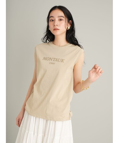 グラフィックノースリーブＴシャツ