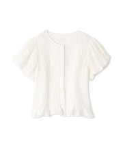 【WEB限定カラー】シャーリングブラウス