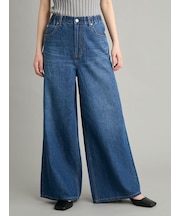 ウエストゴムドロストイージーデニムパンツ