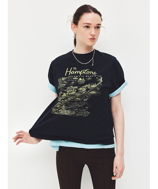 ＭａｐＰａｔｔｅｒｎグラフィックＴシャツ