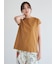 【接触冷感】ハイラインフレンチスリーブカットＴＯＰＳ