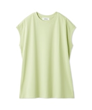 【接触冷感】ハイラインフレンチスリーブカットTOPS