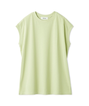 【接触冷感】ハイラインフレンチスリーブカットTOPS