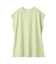 【接触冷感】ハイラインフレンチスリーブカットＴＯＰＳ