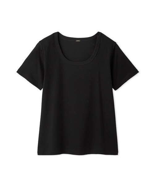 シルキータッチUネックTシャツ