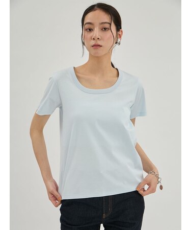 シルキータッチＵネックTシャツ