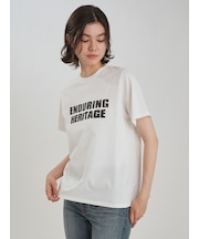 二段ロゴグラフィックTシャツ