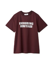 二段ロゴグラフィックTシャツ