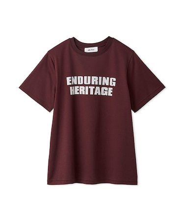 二段ロゴグラフィックTシャツ