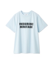 二段ロゴグラフィックTシャツ