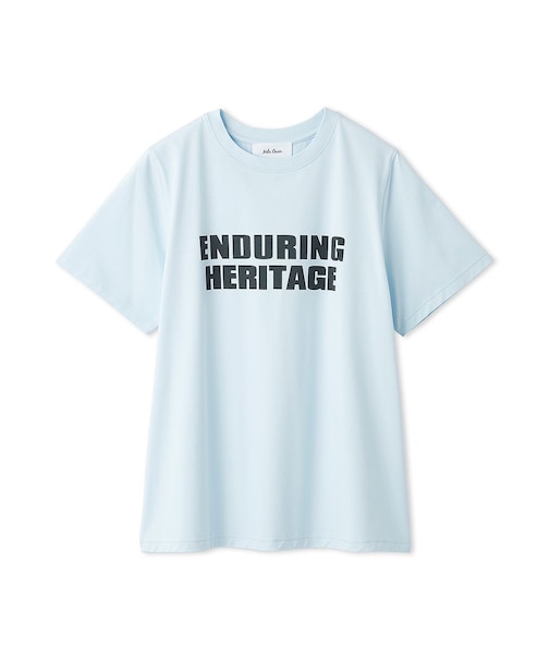 二段ロゴグラフィックTシャツ