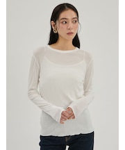 強撚シアーフライスロングTシャツ