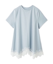 【WEB限定】レースヘムTシャツ