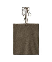 wool100%ミンクタッチ2WAYニット