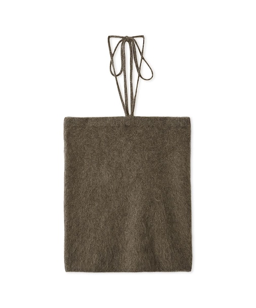 wool100％ミンクタッチ2WAYニット