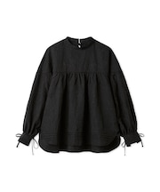 バックリボンジャガードチュニック