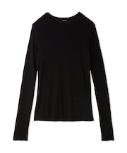 シルクブレンドシアーロングTシャツ