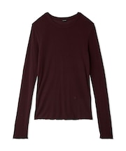 シルクブレンドシアーロングTシャツ