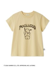 【ポチャッコ】カレッジプリントコンパクトTシャツ