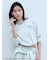 【ポチャッコ】裾ドロストボーダーロングTシャツ