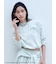 【ポチャッコ】裾ドロストボーダーロングTシャツ