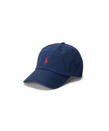 【POLO RALPH LAUREN】COTTON CAP NVY