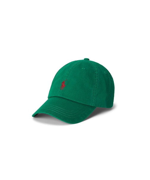 【POLO RALPH LAUREN】COTTON CAP GRN